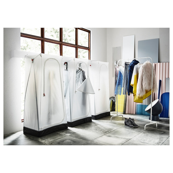 VUKU Wardrobe, white 74x51x149 cm