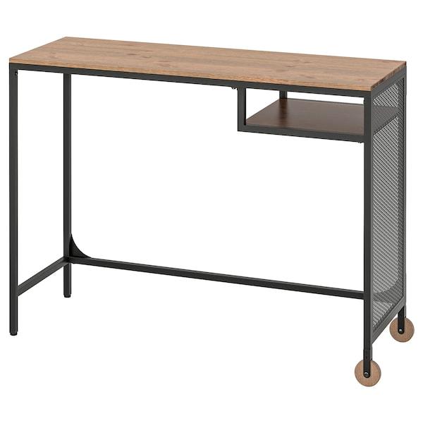 FJALLBO Laptop table, black 100x36 cm