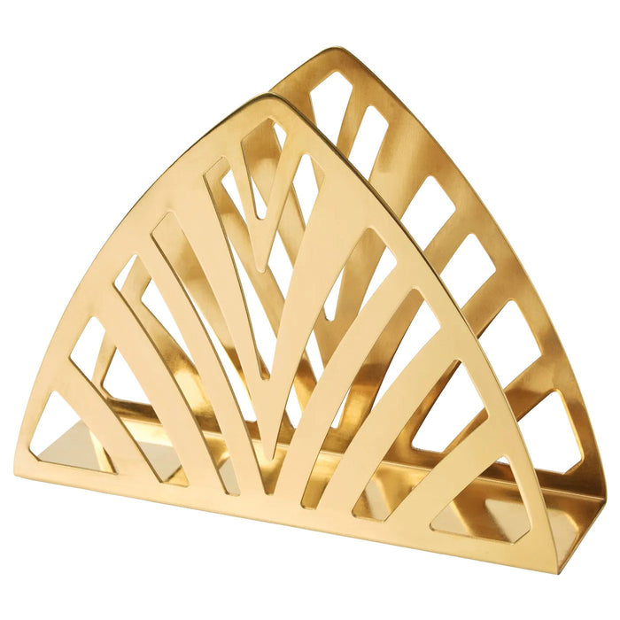 TILLSTALLNING Napkin holder, brass-colour