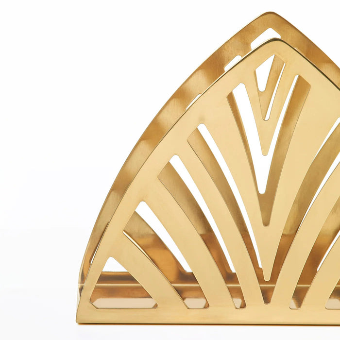 TILLSTALLNING Napkin holder, brass-colour