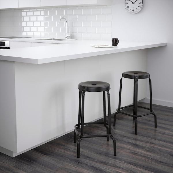 RASKOG Bar stool, black 63 cm