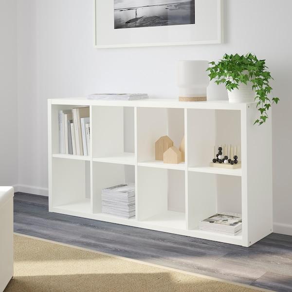 FLYSTA Shelving unit, white 69x132 cm