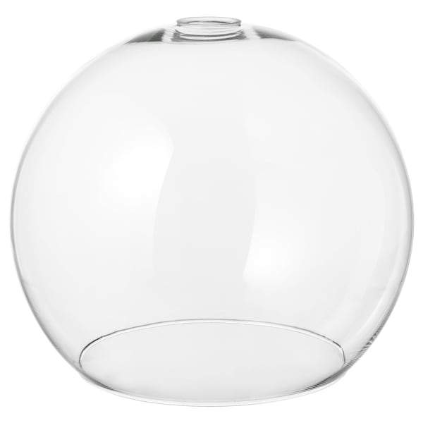 JAKOBSBYN Pendant lamp shade, clear glass, 30 cm