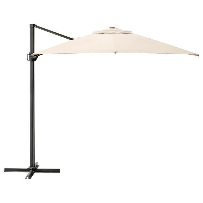 SEGLARO Parasol, hanging, beige/tilting, 330x240 cm