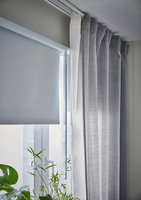 FRIDANS Block-out roller blind, white 120x195 cm