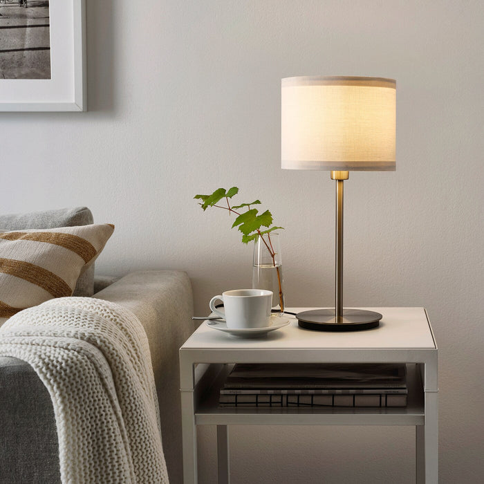 SKAFTET Table lamp base, nickel-plated, 30 cm (KL), 10405953