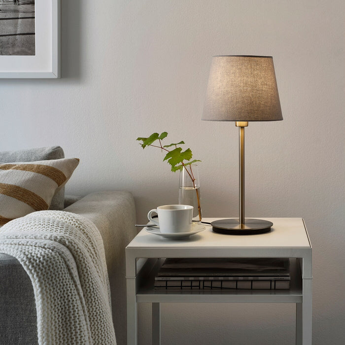 SKAFTET Table lamp base, nickel-plated, 30 cm (KL), 10405953