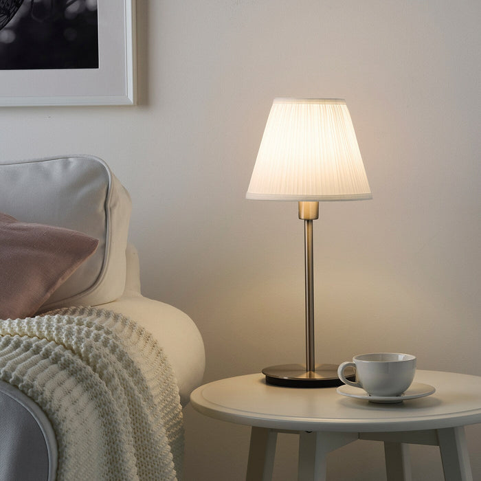 SKAFTET Table lamp base, nickel-plated, 30 cm (KL), 10405953