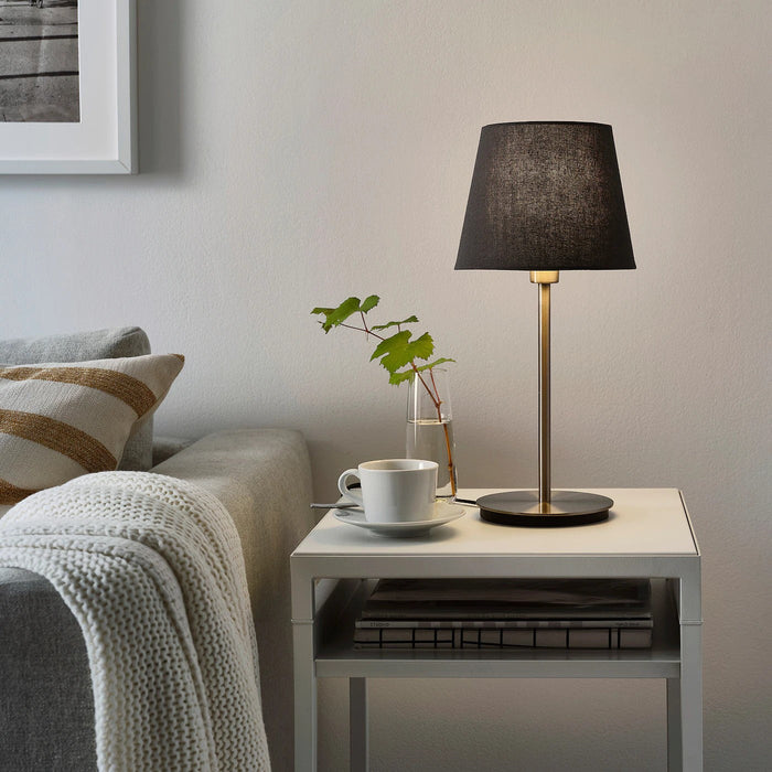SKAFTET Table lamp base, nickel-plated, 30 cm (KL), 10405953