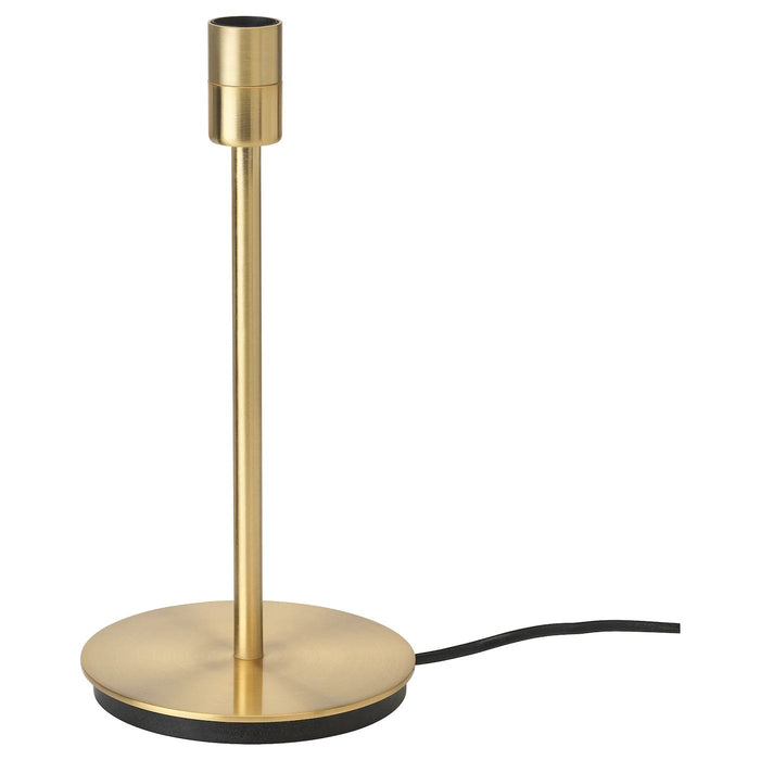 SKAFTET Table lamp base, brass-colour 30 cm