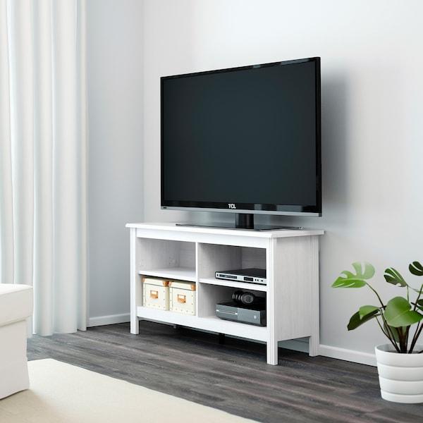 BRUSALI TV bench 120x36x62 cm white