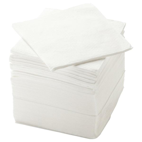 STORATARE paper napkin, white, 30x30 cm