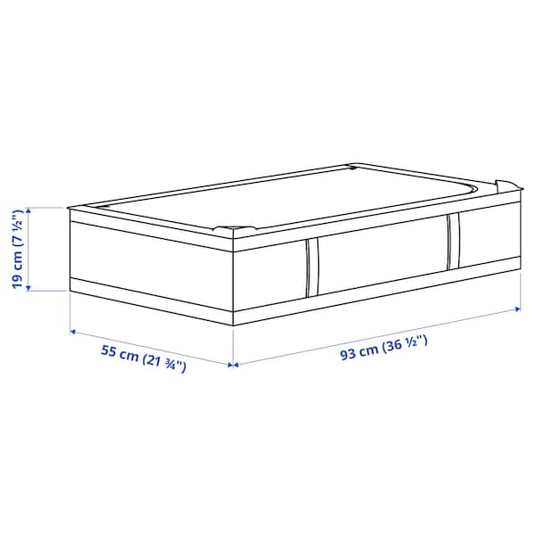 SKUBB Storage case, dark grey 93x55x19 cm