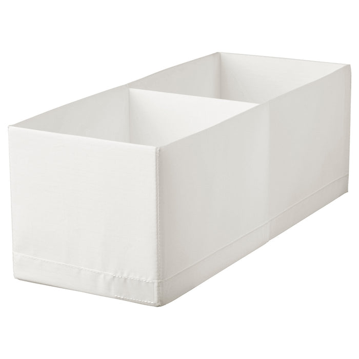 STUK Box with compartments, white 20x51x18 cm