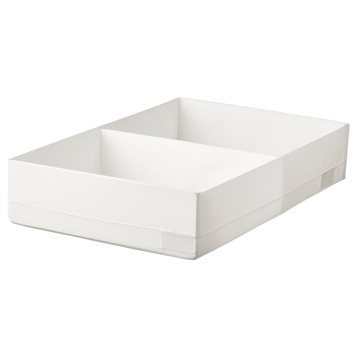 STUK Box with compartments, white, 34x51x10 cm