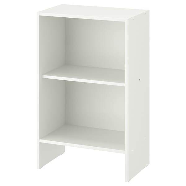 BAGGEBO Bookcase, white 50x30x80 cm