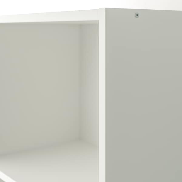 BAGGEBO Bookcase, white 50x30x80 cm