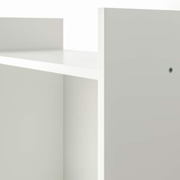 BAGGEBO Bookcase, white 50x25x160 cm