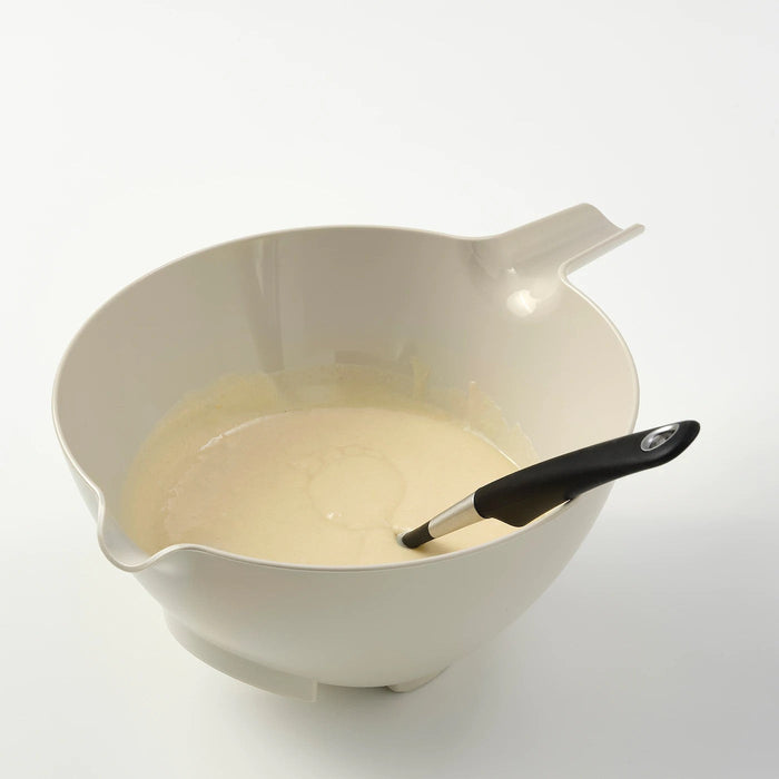 VISPNING Mixing bowl, beige 3.0 l