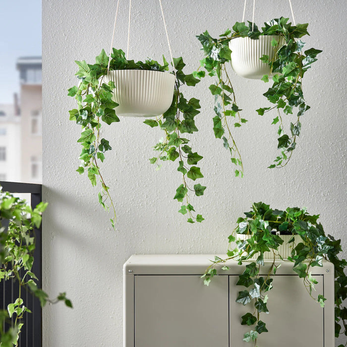 APPELROS hanging planter, in/outdoor off-white, 27