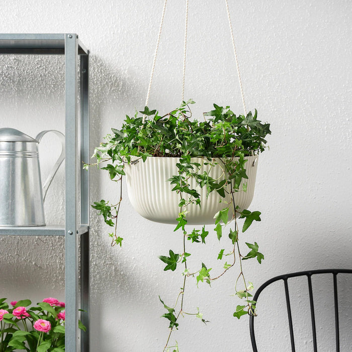 APPELROS hanging planter, in/outdoor off-white, 27