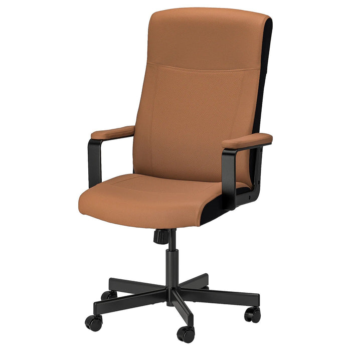 MILLBERGET Swivel chair, Murum golden-brown