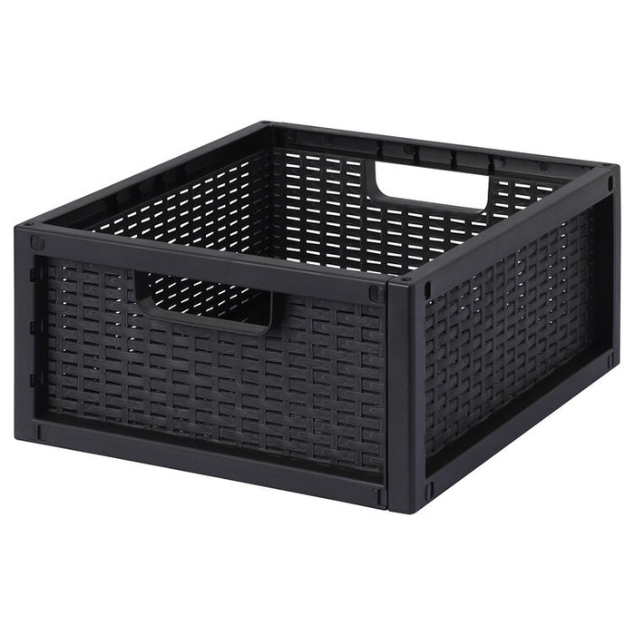 SKYFFEL Basket, plastic black 33x37x16 cm