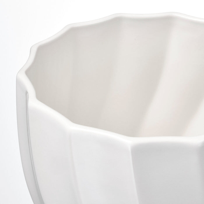 GYLLENBAR Plant pot, in/outdoor off-white, 15 cm