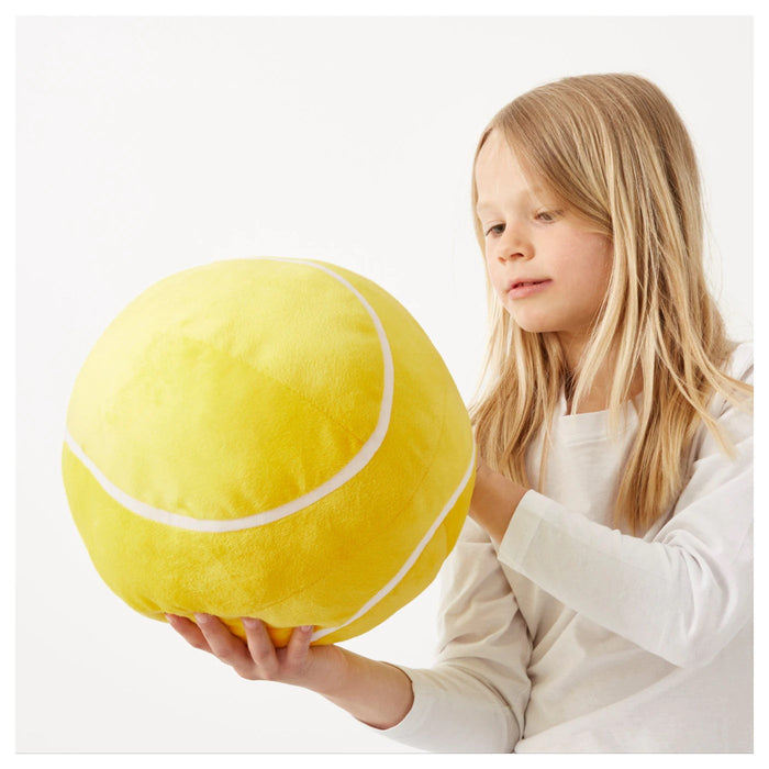 BOLLTOKIG Soft toy, tennis ball yellow