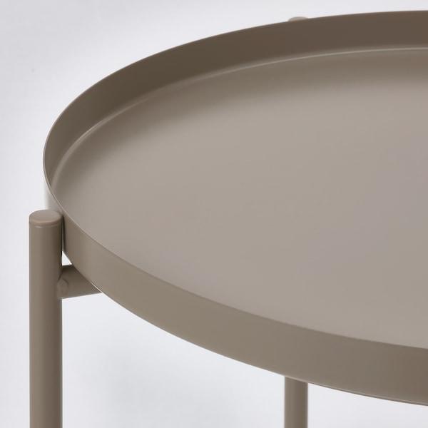 GLADOM tray table, dark grey-beige, 45x53 cm