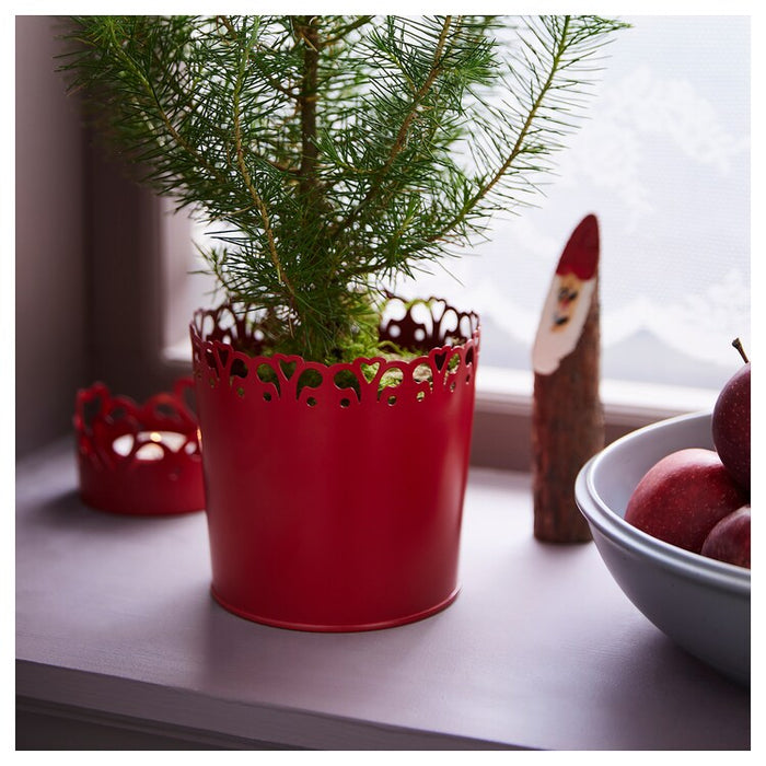 VINTERFINT Plant pot, red