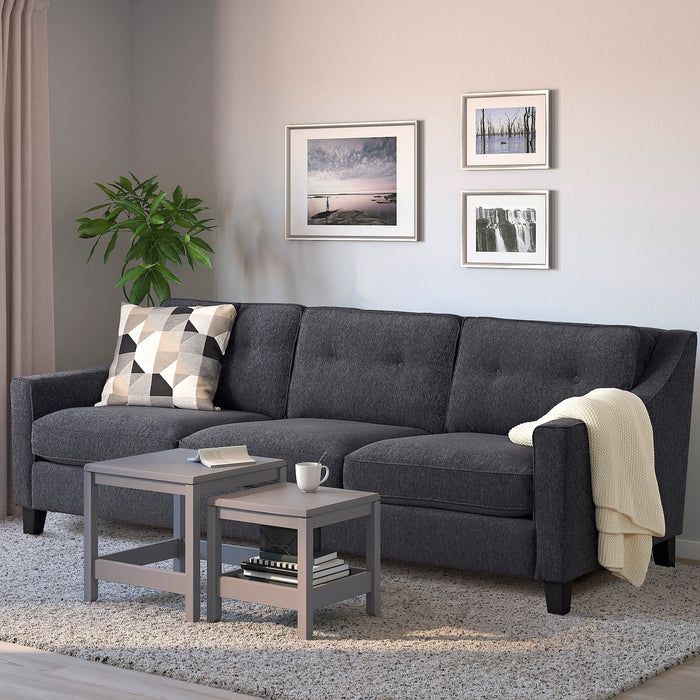 FROSLOV 3-seat sofa, Hyllie dark grey