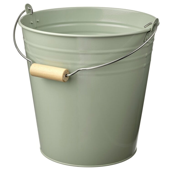 SOCKER Bucket/plant pot, in/outdoor light green 10 l