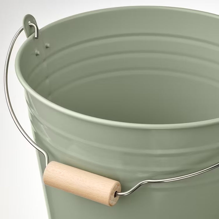 SOCKER Bucket/plant pot, in/outdoor light green 10 l