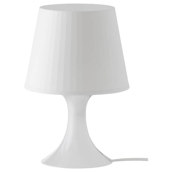 LAMPAN Table lamp, white 29 cm