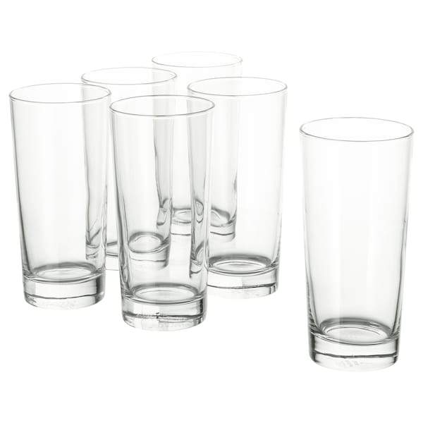 GODIS glass 40 cl clear glass (6 pieces)