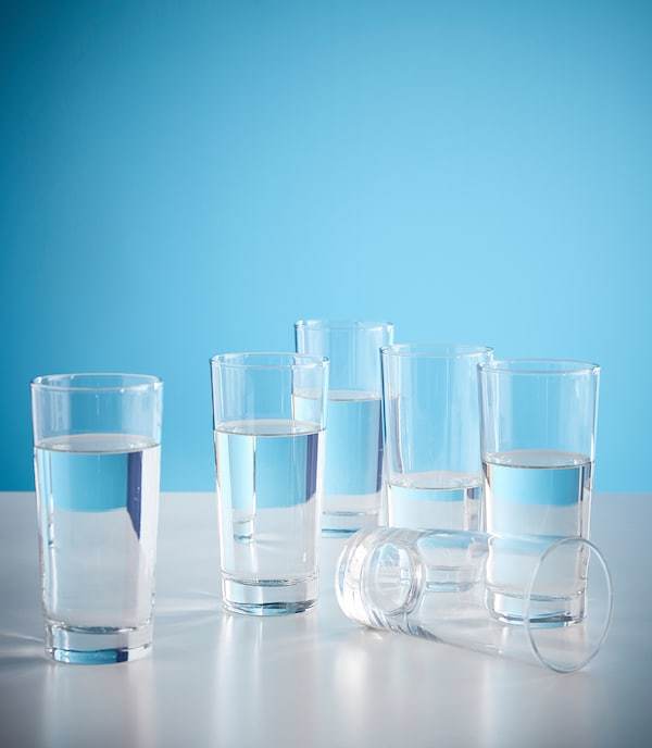 GODIS glass 40 cl clear glass (6 pieces)