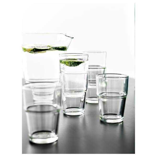 REKO glass 17 cl, clear glass (set of 6)