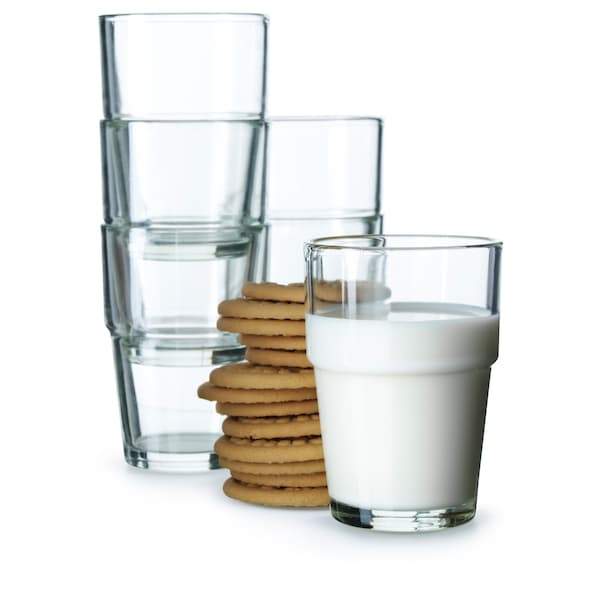 REKO glass 17 cl, clear glass (set of 6)