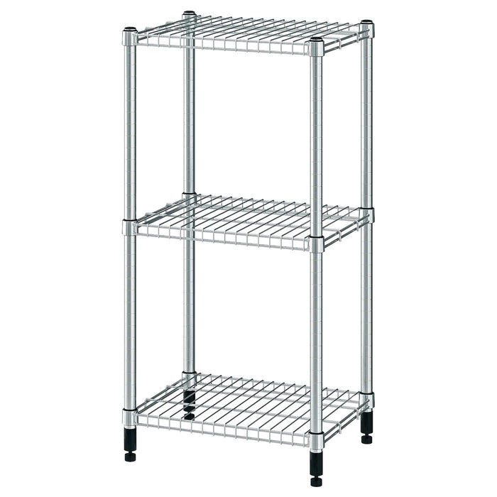 OMAR Shelving unit, galvanised, 46x36x94 cm