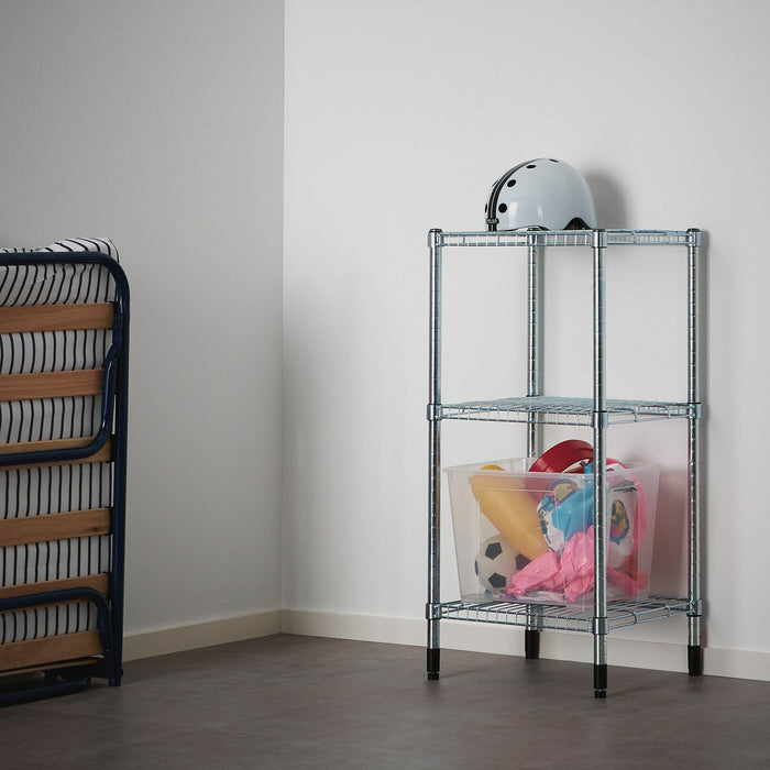 OMAR Shelving unit, galvanised, 46x36x94 cm