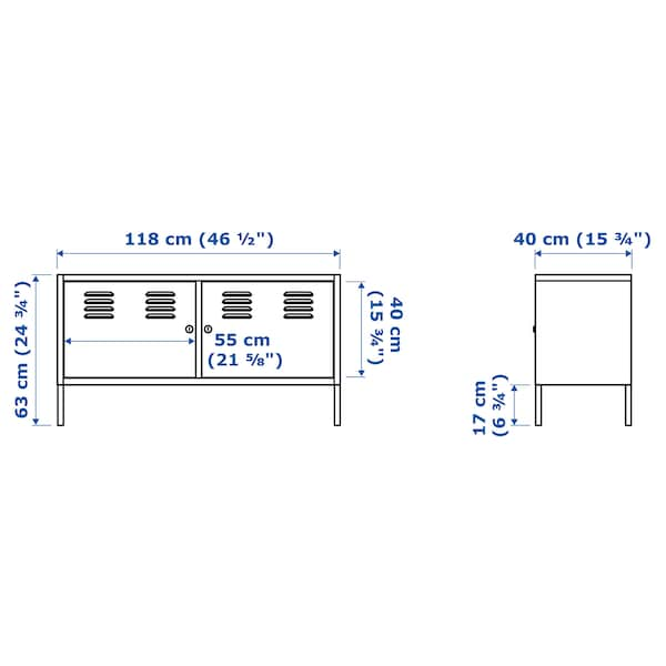 IKEA PS Cabinet, red 119x63 cm