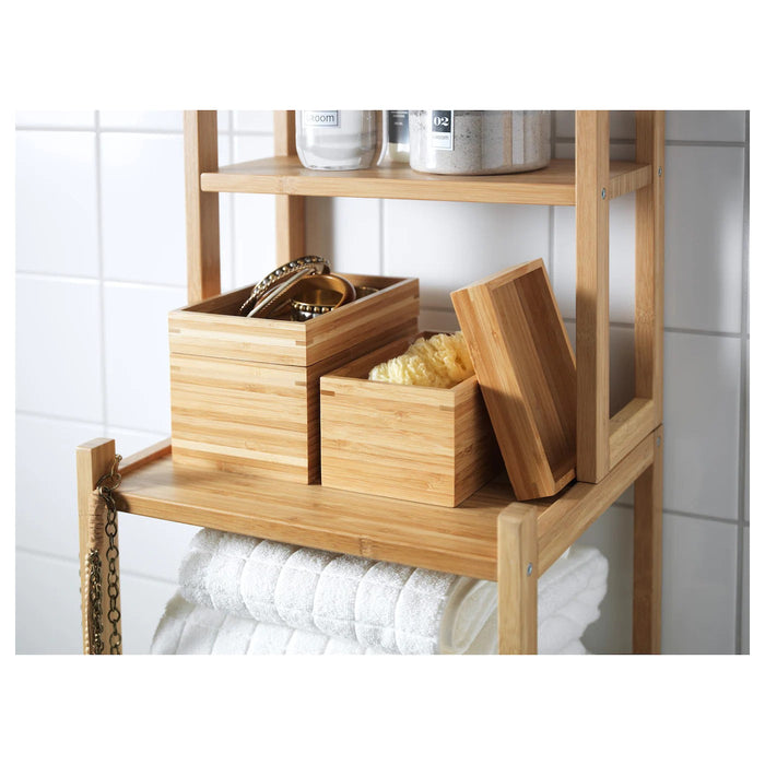 DRAGAN 4-piece bathroom set, bamboo