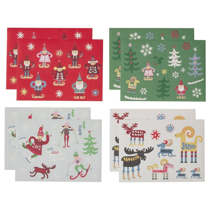 VINTERFINT Stickers, Christmas pattern multicolour