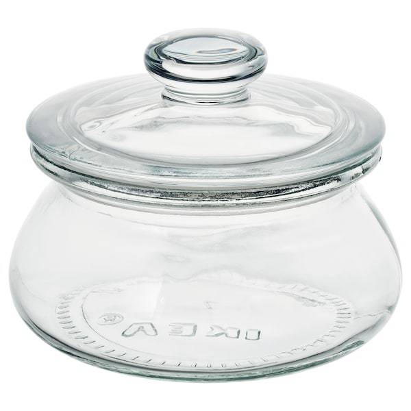 VARDAGEN Jar with lid, clear glass 0.3 l