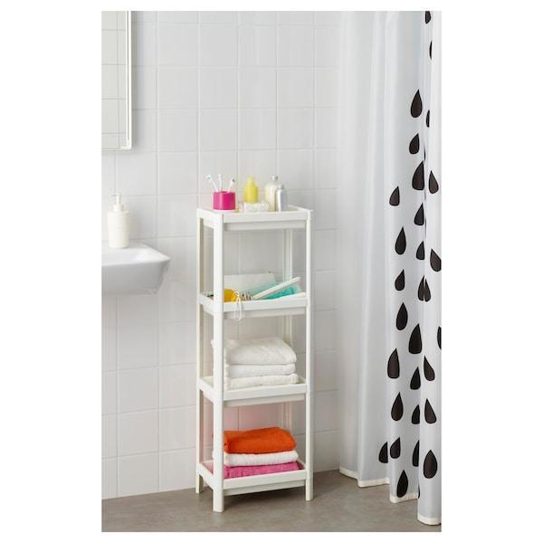 VESKEN Shelf unit, white 36x23x100 cm