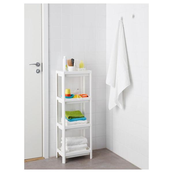 VESKEN Shelf unit, white 36x23x100 cm