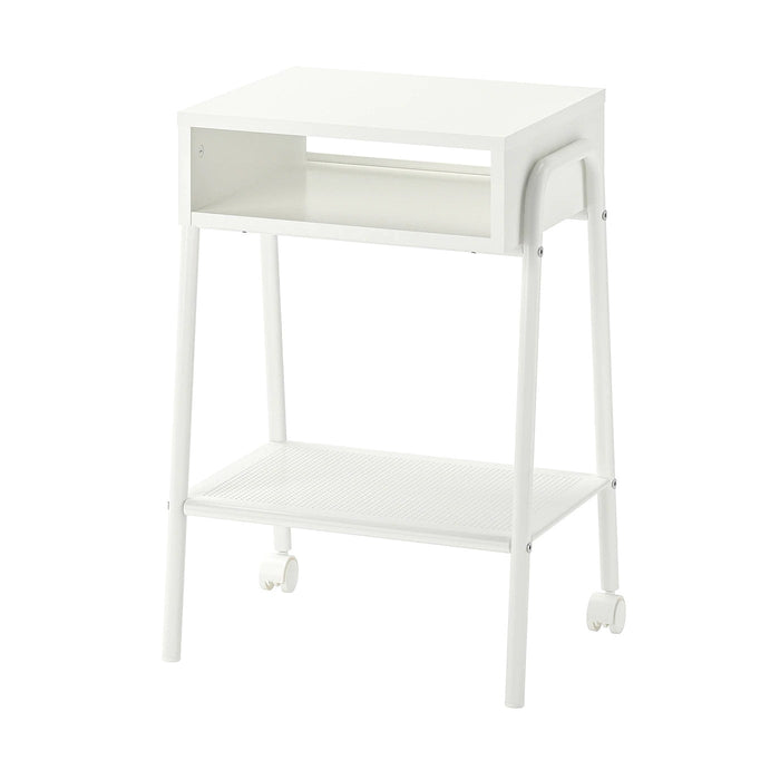 SETSKOG Bedside table, white, 45x35 cm (17 3/4x13 3/4 ")