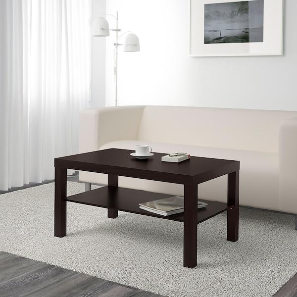 LACK Coffee table, black-brown 90x55 cm