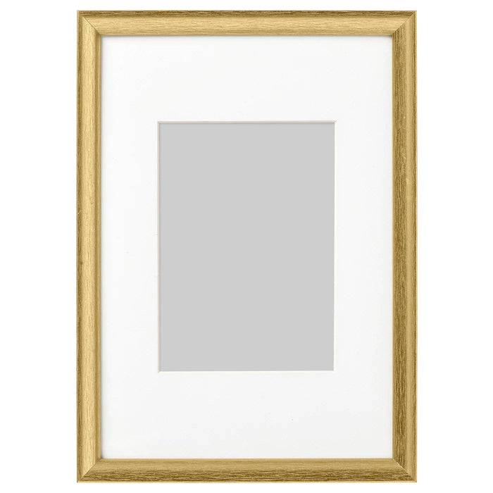 SILVERHOJDEN Frame, gold-colour, 21x30 cm